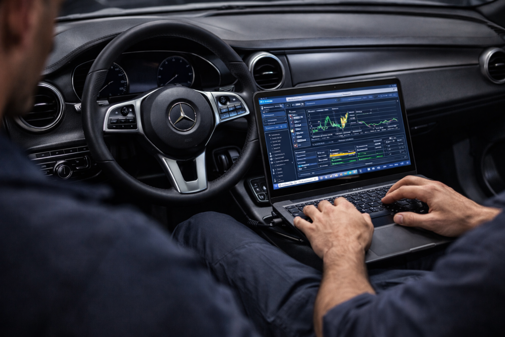 Diagnoză auto computerizată Mercedes – București & Ilfov